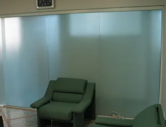 Divisória em vidro temperado